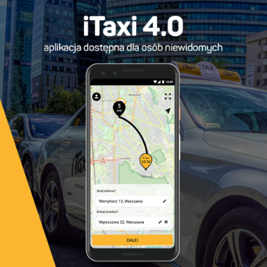 iTaxi is a platform that connects users and licensed cab drivers in major cities in Poland. The work on the app has been driven by the simple fact that accessibility is not a trivial problem. According to the World Health Organisation, globally there were 2.2 billion visually impaired or blind people (October 2018). Despite these numbers, the accessibility of digital content still has a long way to go. There have been some positive moves in recent times, in part driven by legal requirements, and big tech companies now have accessibility officers and accessibility teams. However, digital content is generally not designed and coded upfront so that people with disabilities can use it.