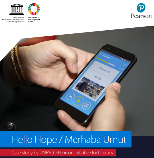 Mobile phones are essential tools for refugees. They help them coordinate their travels and communicate with family and friends. The growing importance of mobile phones among refugees has motivated aid agencies to recognize connectivity as a basic necessity, while mobile network operators (MNOs) view the expanding market base as an opportunity to develop new services for social good. However, barriers associated with language and literacy – Syrians speak Arabic and not Turkish – as well as prohibitive costs of data can limit access to the internet and mobile applications among displaced people.
Turkcell, a converged telecommunication and technology company, operates as a prominent mobile service provider for Syrian refugee communities in Turkey. Turkcell provides mobile cellular connectivity as well as learning materials for Turkish language learners and the country’s first Arabic-language call centre. In 2016 Turkcell developed the free Hello Hope – or ‘Merhaba Umut’ in Turkish – mobile app to support the integration of Syrian communities into Turkish society through basic language training and provision of key information in the Arabic and Turkish languages to help them improve their livelihoods. Here you will find the case study to understand the implementation of ‘Merhaba Umut’.