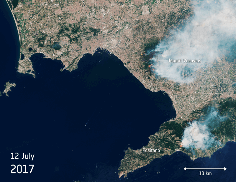 Problem StatementWildfires, worsened by climate change, causes extensive damage to infrastructure, ecosystems, and communities. In 2023 many regions experienced record-breaking wildfire activity, with a global total of over 55 thousand wildfires which generated approximately 2,170 megatonnes of carbon emissions. Managing these wildfires, and minimizing the damage they cause, is imperative and&nbsp;involves preparation, timely response, and post-event assessment. Monitoring conditions for prescribed burns, detecting and tracking active fires, and assessing damage are all critical for mitigating impact. Traditional damage assessment is often slow and risky, highlighting the need for timely updates on affected structures, land, and vegetation to prioritize response efforts and allocate resources efficiently.How EO Can HelpEarth observation (EO) technologies offer essential tools for wildfire management, supporting land managers, responders, and environmental agencies. Traditionally methods, relying on ground observations and delayed data, limit decision-making speed and accuracy. EO offers more comprehensive and up to date insights through continuous monitoring, large-scale coverage, and precise data on vegetation, weather and fire behavior. Although satellites face some limitations in detecting fires, such as difficulty detecting small or low-intensity fires and cloud cover limiting observation, as satellites continue to advance detection times are becoming much shorter. Currently, for the continental US, active fire data is available within one hour of satellite observation or even within one minute using direct broadcast data and software developed by University of Wisconsin-Madison’s Space Science and Engineering Center.Preparing for Prescribed Burns and Risk Assessment: EO data helps prevent uncontrolled wildfires by identifying areas suitable for controlled burns. Vegetation indices, like the Normalized Difference Vegetation Index (NDVI) from MODIS or Sentinel-2 highlight regions with dry or dense vegetation, while tools like Landsat Thermal Infrared Sensor (TIRS) pinpoints hotspots suitable for fuel reduction. Moreover, EO data provides accurate mapping of areas where controlled burns have been conducted, ensuring compliance and minimizing the risk of overlap with vulnerable ecosystems. By reducing fuel loads strategically, land managers lower wildfire intensity and risk, protecting both communities and ecosystems.Tracking Active Fires for Emergency Response: EO technologies continuously monitor certain areas allowing fires to be detected early on and they provide critical, timely data during wildfires, helping responders track fire spread, intensity, and direction. Satellites detect hotspots, guide firefighting efforts, and monitor smoke plumes for public health alerts.&nbsp;UAVs deliver high-resolution images and thermal data in hard-to-reach areas. This accurate, up-to-date information enables responders to deploy resources effectively, protect lives, and minimize property damage.Assessing Damage and Supporting Ecosystem Recovery: EO data accelerates post-wildfire recovery by quickly mapping damage, erosion risks, and ecosystem recovery. Satellites like Landsat and Sentinel-2 use indices like Burned Area Index (BAI) and the Normalized Burn Ratio (NBR) to quantify burned areas, while vegetation indices like NDVI track regrowth. High-resolution imagery identifies erosion-prone areas, guiding reforestation and soil stabilization efforts, all without requiring hazardous field assessments.Economic ImpactsEnvironmental ImpactsEarly detection of wildfires reduces the area of land affected, potentially saving lives and property.Preventing or extinguishing fires before they spread can greatly limit the amount of CO2 released from combustion, with an estimated GHG reduction of 64 million tonnes by 2030.Access to timely EO data helps emergency responders deploy resources more efficiently, reducing emergency response costs.Accurate monitoring enables targeted firefighting efforts, helping to minimize erosion, maintain soil structure, and preserve water quality. This approach also protects biodiversity and wildlife. For example, during Australia’s 2020 fires, an estimated&nbsp;3 billion animals&nbsp;were harmed.Mapping burn areas and prioritizing high-risk sites reduces costs associated with post-wildfire restoration projects.&nbsp;Case Study: Enhancing Fire Detection in the Amazon with NASA's New AlgorithmNASA is working to improve the detection of understory fires in the Amazon rainforest, where dense canopy and low-intensity blazes often make detection from space challenging. These fires, while small, can have a devastating impact on the ecosystem, killing up to 50% of trees in affected areas. Dr. Shane Coffield, a researcher at NASA’s Goddard Space Flight Center, has developed a refined fire detection algorithm to address this issue, building on the existing system used by NASA’s Suomi NPP and NOAA-20 satellites. The current system, using the Visible Infrared Imaging Radiometer Suite (VIIRS), is effective for detecting larger fires but struggles with small, hidden fires in the Amazon. These fires, often obscured by the thick tree canopy or smoke, emit minimal thermal radiation, which can lead to underreporting. Coffield’s modification lowers the detection thresholds to capture these smaller, harder-to-see fires, improving detection accuracy in this unique environment. To further enhance detection, Coffield integrates higher-resolution data from Landsat 8, Landsat 9, and Sentinel-2 satellites, which provide more detailed imagery than VIIRS. While these satellites offer 30-meter resolution, they have a lower revisit frequency—available only every two to three days, compared to VIIRS’s twice-daily observations. Coffield is also exploring the use of machine learning to identify warm pixels near known fire hotspots, helping to detect smoldering fires hidden by smoke or trees. This refined detection system is already being applied in the Amazon, providing better tools for forest management and conservation. By leveraging satellite technology and advanced algorithms, NASA is improving fire monitoring in the region, offering valuable insights to mitigate the environmental impacts of these fires.This use case was created with contributions from Chipsafer and the National Aeronautics and Space Administration.