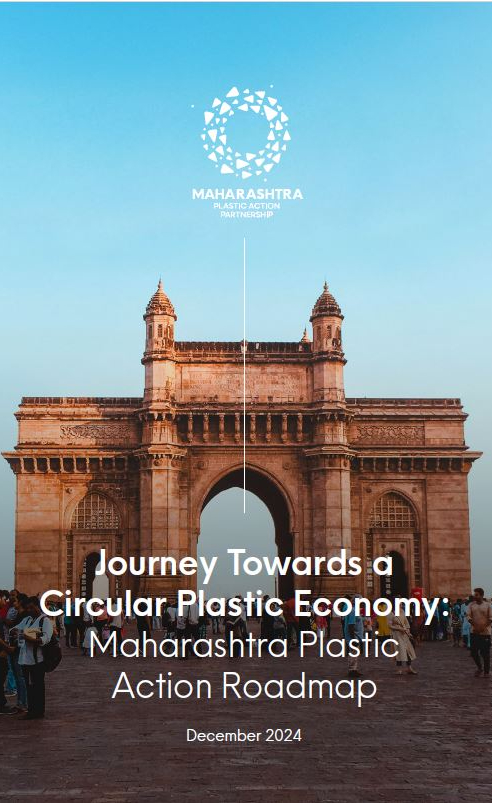 The Maharashtra Plastic Action Roadmap introduces the interventions required in Maharashtra to achieve system change, showing how plastic consumption can be reduced and waste management improved. The system-change scenario was modelled using secondary research, stakeholder feedback and insights obtained from several stakeholders’ consultations.This roadmap lays the foundation for action, setting out strategic interventions that will support Maharashtra in achieving plastics circularity. The interventions cover the five areas of the plastic value chain that were used to model the system change scenario: reduce and substitute, redesign for recycling, collection and sorting, recycling, and safe disposal.The success of these interventions requires action across seven thematic areas which are: policy and regulation, infrastructure development, technology and innovation, financing and incentivization, collaboration and partnership, behaviour transformation and promoting inclusivity.