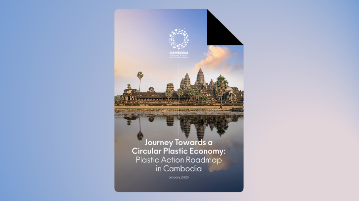 The Cambodia Plastic Action Roadmap assesses the country's plastic ecosystem through a baseline analysis and evaluates through a systems-change-analysis how upstream and downstream interventions in the plastics value chain could lead to a more circular model by 2040. The systems-change scenario is accompanied with a business-as-usual scenario which predicts a continues rise in plastic pollution up to 2040. The baseline analysis enables the modelling of future scenarios on plastic consumption up to 2040. The report was developed with contributions from a wide range of stakeholders, including government, industry, recyclers, academia, and civil society.