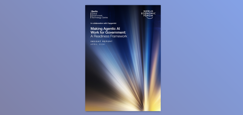 Agentic artificial intelligence (AI) is driving a fundamental shift in capability, allowing systems to autonomously execute end-to-end, multi-step workflows. This technological progress is poised to transform how governments operate and serve citizens. However, without a strategic, evidence-based grasp of where agentic AI can deliver the greatest public value – balancing high potential with manageable complexity – governments risk investing in the wrong places, undermining confidence in the technology and launching pilots that fail to scale.This report,&nbsp;Making Agentic AI Work for Government: A Readiness Framework, applies a novel, department‑agnostic perspective on government activities. It provides a clear approach to assess where agentic AI can deliver the greatest public value and what risks must be managed before deployment at scale.Drawing on a global assessment, it offers initial orientation on starting points for agentic AI as well as corresponding real-world use cases, highlighting current initiatives in the public sector.Explore high-impact opportunities for agentic AI through this practical toolkit based on insights from the report.