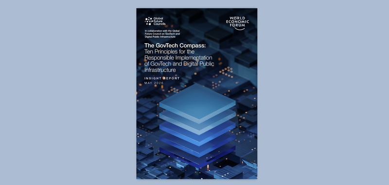 Digital transformation offers governments a powerful pathway to improve public service delivery and strengthen state capability. Yet without clear guardrails – and amid incentives that often prioritize speed and visible delivery – these efforts can deepen exclusion, weaken accountability and produce systems that fail to reflect the lived realities of citizens, ultimately eroding public trust and government legitimacy.In practice, these challenges stem less from the technology itself than from how decisions are made across the design and deployment of GovTech and digital public infrastructure (DPI) solutions.&nbsp;The GovTech Compass: Ten Principles for the Responsible Implementation of GovTech and Digital Public Infrastructure responds to this gap by offering a principles-based framework for more responsible and effective digital transformation. It sets out 10 practical principles to guide decision-making across the GovTech and DPI life cycle, helping governments and ecosystem stakeholders navigate trade-offs, align incentives and embed public value at the core of implementation.