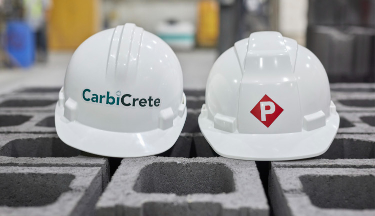 CarbiCrete Cement-Free Concrete Masonry Units, Quebec Plant
